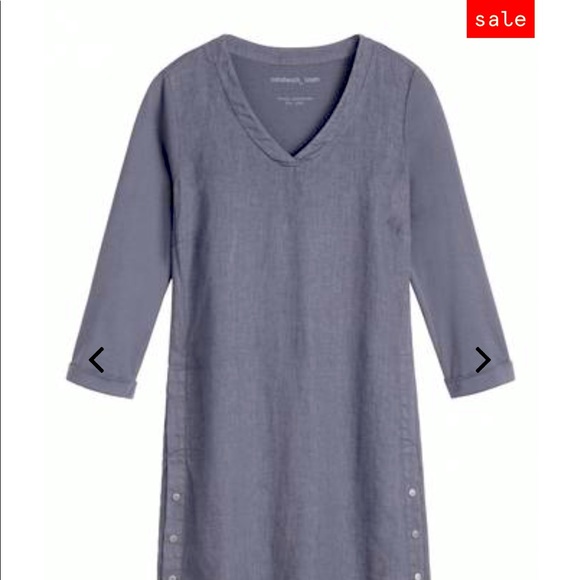 Sandwich linen summer dress - Picture 1 of 3